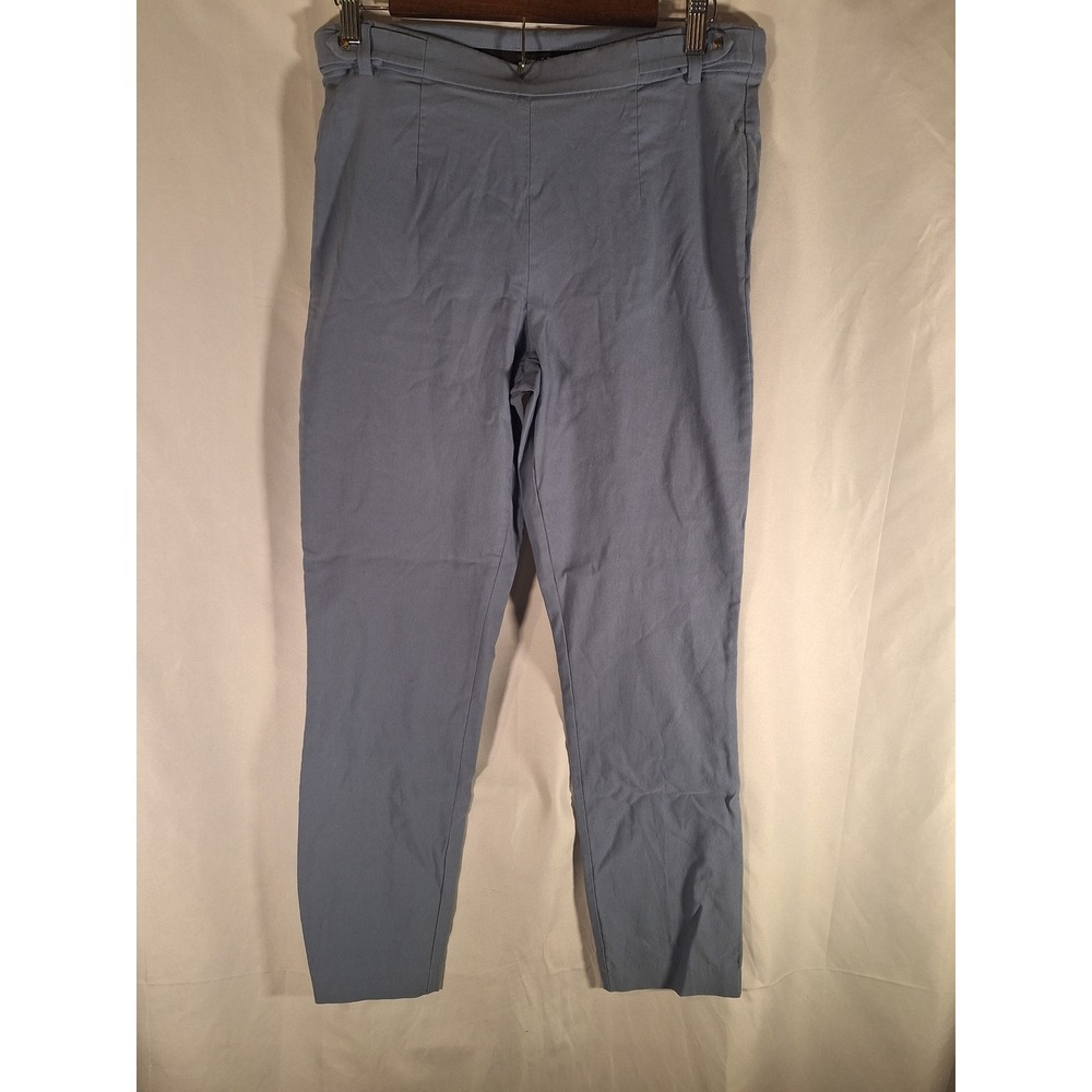 Violets & Roses Womens‎ Slim Ankle Pants Periwinkle Blue Side Zip Size 10/30